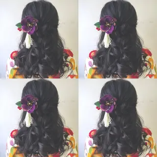 セミロング ヘアアレンジ 🌷MAYU 🌷のヘアスタイル