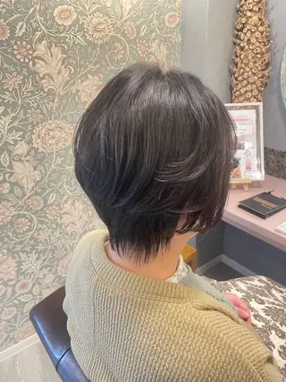 ショート hair  make echo所属・hair make echo滿木あい花のヘアスタイル