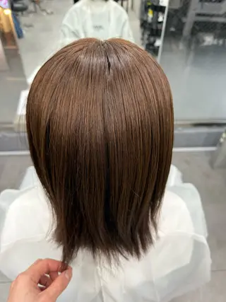 ミディアム OVARL/ トワ/メンズパーマのヘアスタイル