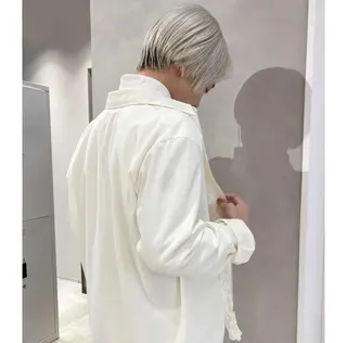 ショート カラー ヘアアレンジ メンズ 【姫カット】 ナカムラコウキのヘアスタイル