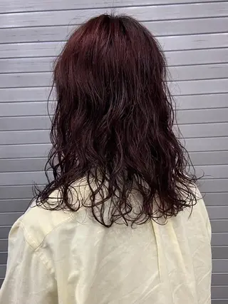 セミロング momoca/松本/ 暖色カラー/ボブのヘアスタイル