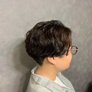 ショート パーマ chouette/ 根本優希のヘアスタイル