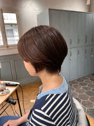 ショート 艶カラー🌟 kanonのヘアスタイル