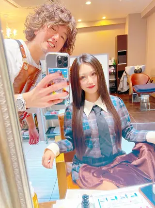 ロング カラー Refuge by produceのヘアスタイル