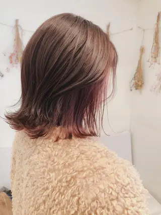 ミディアム カラー はだゆうき @hadadan08のヘアスタイル