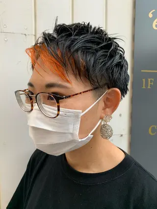 ショート カラー 井上 舞のヘアスタイル