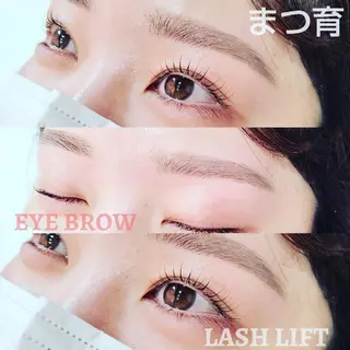 マツエク・マツパ アイブロウ 木下 優佳のマツエク・マツパデザイン
