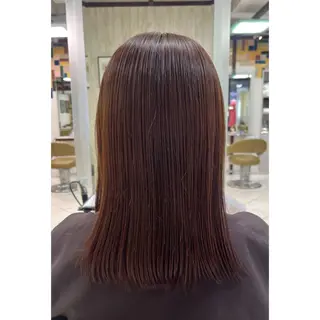 ミディアム カラー ムロイ ミスズのヘアスタイル