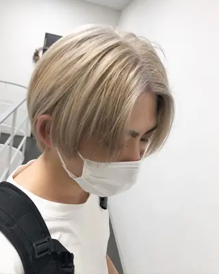 ショート カラー メンズ tablier所属・北名古屋 /美容院カフェのヘアスタイル