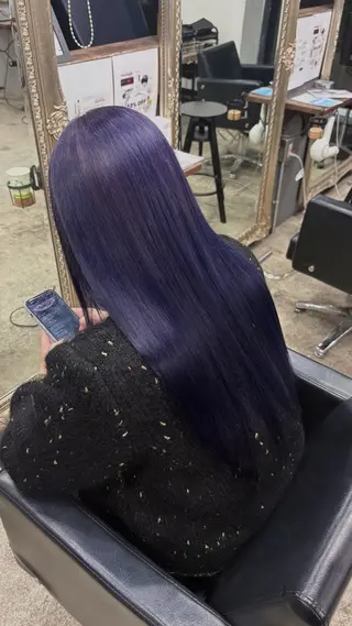 カラー 🖤西嶋　桃花🖤 エクステ/レイヤーのヘアスタイル