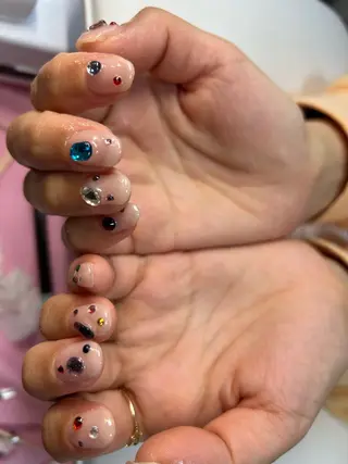 ショート Amo Nail YUKI ꒰ა♡໒꒱のネイルデザイン