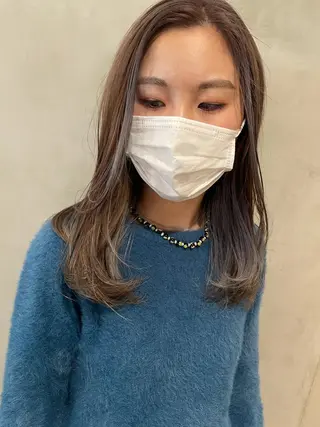 セミロング カラー 優作 〜圧倒的信頼〜のヘアスタイル