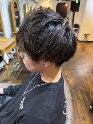 カラー メンズ 松永 かずきのヘアスタイル