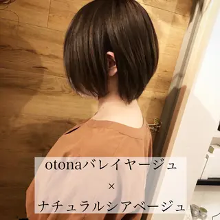 ショート カラー テトネ タカシのヘアスタイル