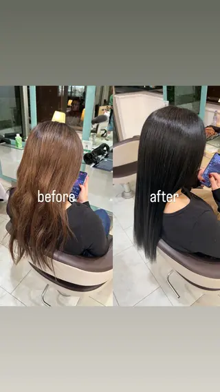 ロング 透明感カラー／ 艶髪／たなべだい🦖のヘアスタイル