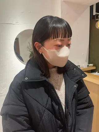 ミディアム カラー パーマ ヘアアレンジ メンズ キッズ ネイル マツエク・マツパ アイブロウ お洒落パーマ/ボブ ❄️Tomoka❄️のヘアスタイル