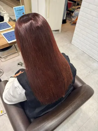 カラー 🫧毛先カット 🫧山中沙希のヘアスタイル