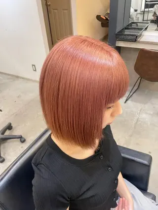 ショート カラー エフェクトブリーチ/ 長木雄飛のヘアスタイル