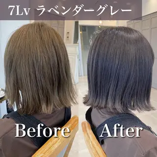 ショート カラー ブリーチなし✨艶髪 カラー𓃲YAGIのヘアスタイル