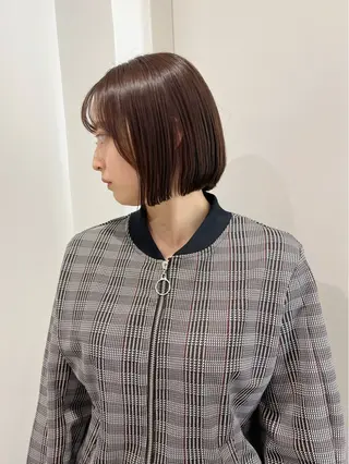 ショート モテヘア/グレージュ /ボブ/前原汐🎐のヘアスタイル