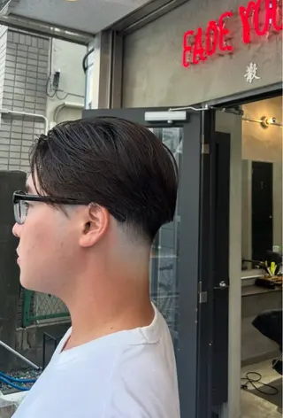 ミディアム メンズ 【明大前フェード/ メンズパーマ/岳】のヘアスタイル