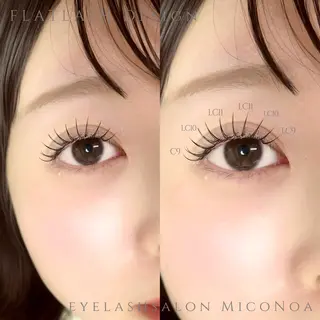 マツエク・マツパ MicoNoa所属・MicoNoa Asamiのマツエク・マツパデザイン