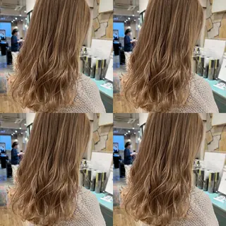 セミロング カラー レイヤー×髪質改善 マネージャー安藤光司のヘアスタイル