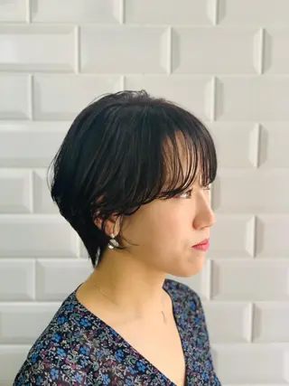 ショート カラー パーマ APPiiS所属・APPiiS 柳田 葵のヘアスタイル