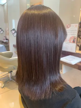 ミディアム 大島 裕也のヘアスタイル