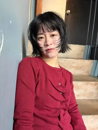 ショート ハッシュカット🎀 レイヤーカットのヘアスタイル