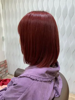 ミディアム カラー 髪質改善&Spa fee南越谷2号店所属・髪質改善/南越谷/ 山岸彩夏のヘアスタイル