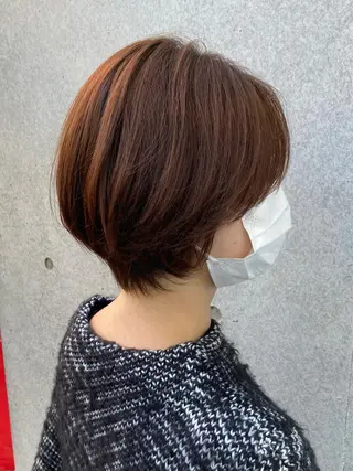 ショート 【白髪ぼかし】 愛甲竜佑のヘアスタイル