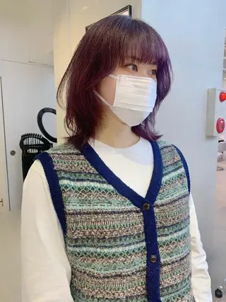 カラー Kureha/ネイル トレンドヘアのヘアスタイル