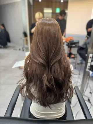 ロング カラー 宮本 優のヘアスタイル
