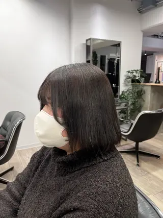 JIN/暖色カラー /髪質改善/艶髪のヘアスタイル