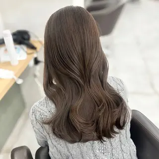 セミロング カラー ブリーチなし/レイヤ ー特化🌈Tommyのヘアスタイル