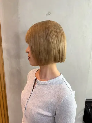 ミディアム カラー La fith hair charme 渋谷店【ラフィス ヘアー シャルム】所属・ボブ/縮毛/ブリーチ KURUMI💛のヘアスタイル