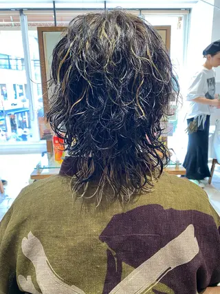 カラー パーマ ヘアアレンジ メンズ メンズパーマの巨匠 鈴木純のヘアスタイル