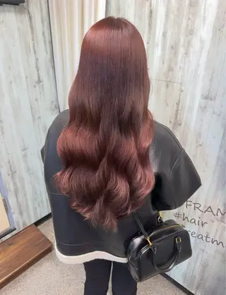 ロング カラー レイヤーカット× 前髪カット片山聖のヘアスタイル