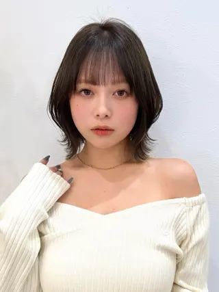 ミディアム 新宿/髪質改善/ボブ 韓国レイヤー大重聖斗のヘアスタイル