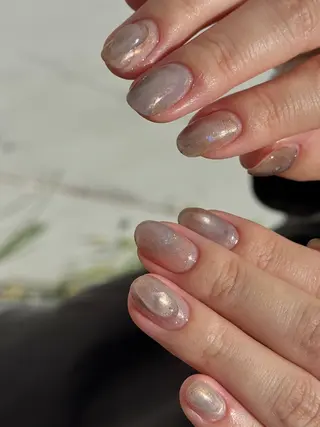 ネイル なんば堀江/育爪施術 ニュアンス✻Kaphのネイルデザイン