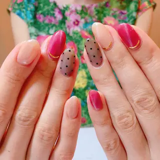 ネイル La neige* yuki 🥯🍑のネイルデザイン