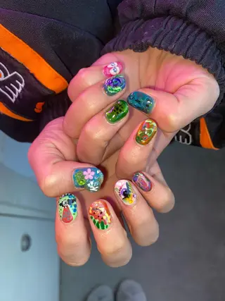 ネイル .unff所属・hana (..)個 性派/メンズネイル◎のネイルデザイン