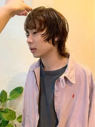 カラー メンズ 庄司 朱里のヘアスタイル