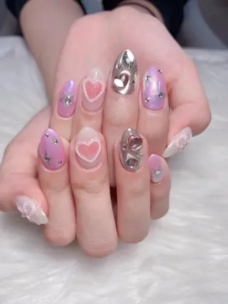 ネイル MiKi Nai池袋 長さだし得意のネイルデザイン