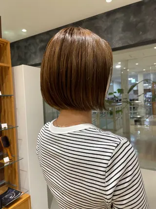 ミディアム キルンサンピアン所属・ナチュラルカラー 児玉優香のヘアスタイル