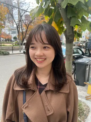 ロング カラー sendai mayumiのヘアスタイル