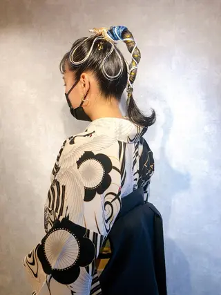 ロング ヘアアレンジ 池田 みのりのヘアスタイル