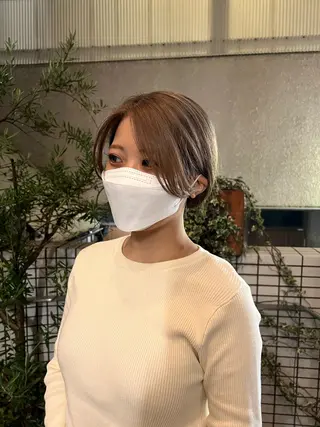 カラー SASAnagano 堀内未梨のヘアスタイル
