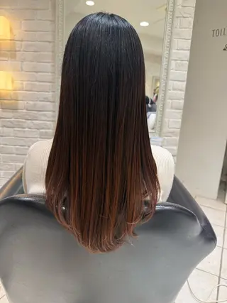 ロング 🩵RIKO🩵 透明感カラー🫧のヘアスタイル